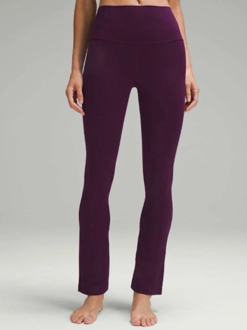 lululemon Align Mini-Flare Pant Extra Short in Dramatic Magenta - Size 6